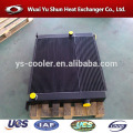 Chine haute pression en aluminium plaque aileron air et refroidisseur d&#39;huile pour compresseur à vis